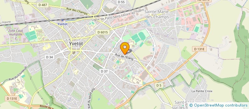 localisation de l'entreprise MADAME NAOMI GUERIN  YVETOT