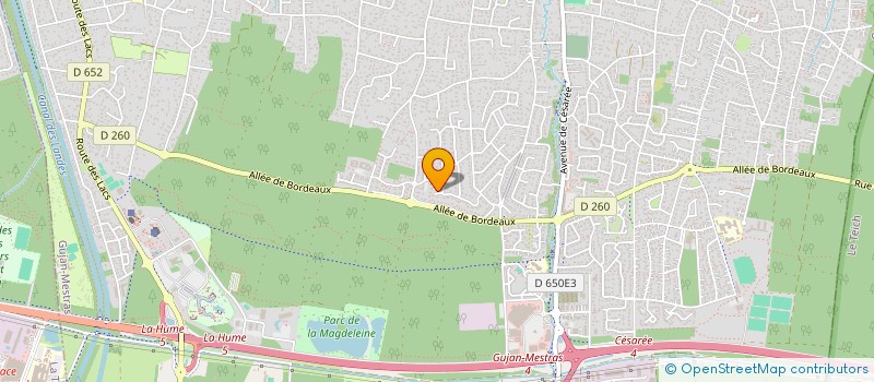 localisation de l'entreprise MADAME NAOMI HOUI  GUJAN-MESTRAS