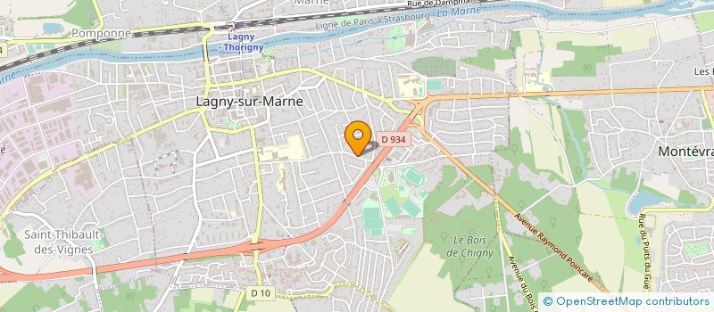 localisation de l'entreprise MADAME NAOMI LE PEN à LAGNY-SUR-MARNE