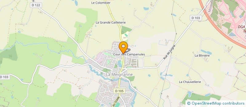 localisation de l'entreprise MADAME NAOMI LIGOT à LONGUENEE-EN-ANJOU