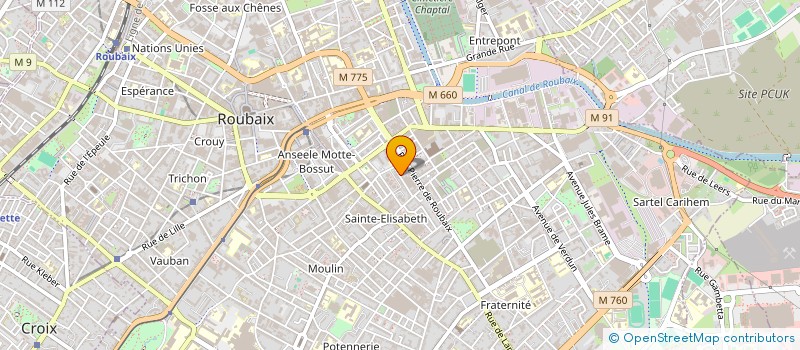 localisation de l'entreprise MADAME NAOMI PASCAL  ROUBAIX