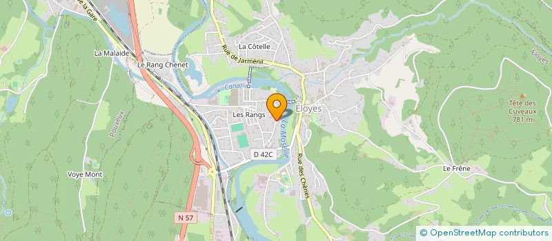 localisation de l'entreprise MADAME NAOMI RAFAEL  ELOYES