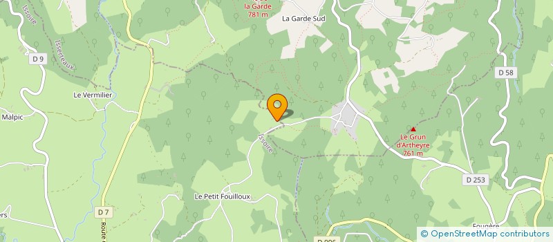 localisation de l'entreprise MADAME NAOMI REVARDEAU  SUGERES