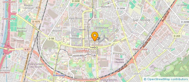 localisation de l'entreprise MADAME NAOMI RIBEIRO  GRENOBLE