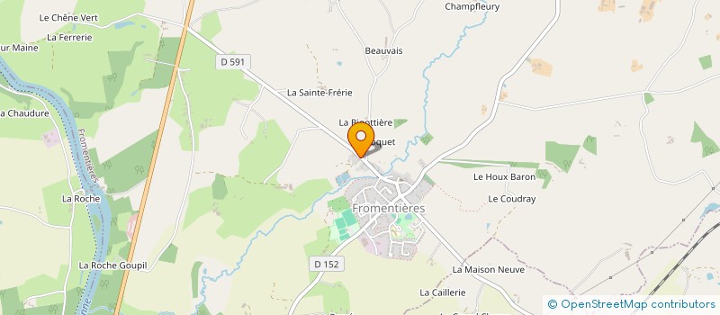 localisation de l'entreprise MADAME NAOMI RUAUD  FROMENTIERES