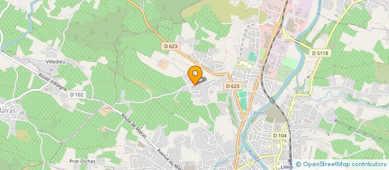 localisation de l'entreprise MADAME NAOMI SANTAMARIA  LIMOUX