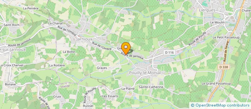 localisation de l'entreprise MADAME NAOMI SCHERER à PORTE-DES-PIERRES-DOREES