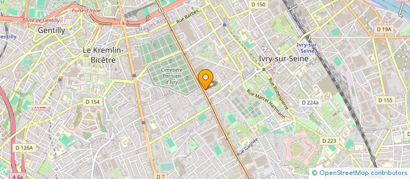 localisation de l'entreprise MADAME NAOMI SOUMAHORO  IVRY-SUR-SEINE