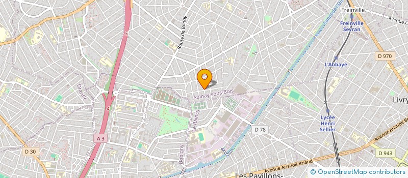 localisation de l'entreprise MADAME NAOMIE BECK à AULNAY-SOUS-BOIS