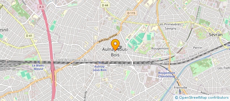 localisation de l'entreprise MADAME NAOMIE CHARLES à AULNAY-SOUS-BOIS