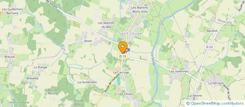 localisation de l'entreprise MADAME NAOMIE CLERC  SAINT-USUGE