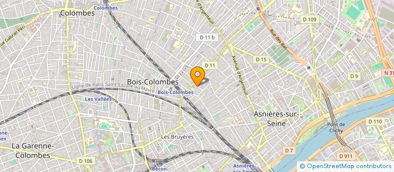 localisation de l'entreprise MADAME NAOMIE GNAHO à ASNIERES-SUR-SEINE