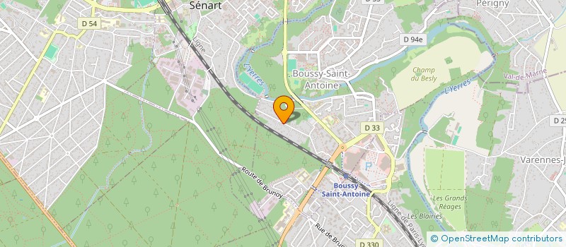 localisation de l'entreprise MADAME NAOMIE GUYOMARD  BOUSSY-SAINT-ANTOINE