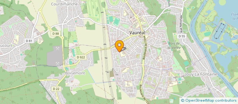 localisation de l'entreprise MADAME NAOMIE JEAN  VAUREAL