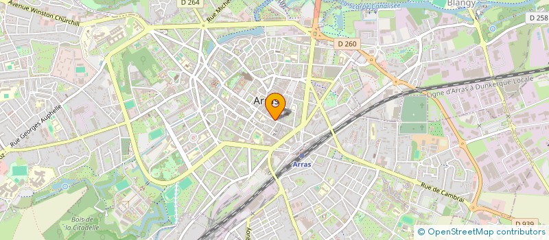 localisation de l'entreprise MADAME NAOMIE KIOBO  ARRAS