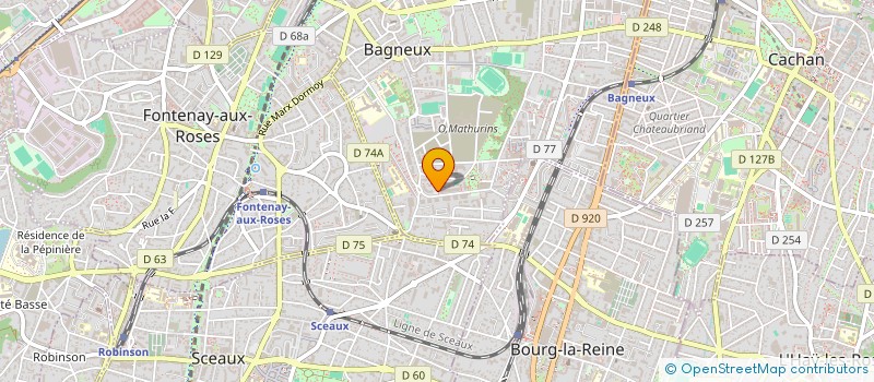 localisation de l'entreprise MADAME NAOMIE LOMBE à BAGNEUX