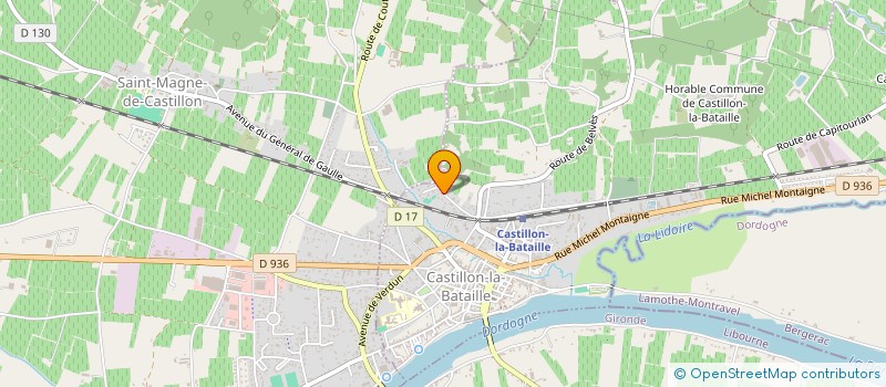 localisation de l'entreprise MADAME NAOMIE LOUREL  CASTILLON-LA-BATAILLE