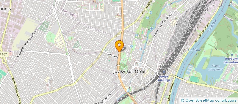localisation de l'entreprise MADAME NAOMIE LUTONADIO à JUVISY-SUR-ORGE