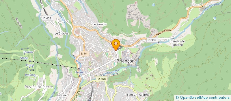 localisation de l'entreprise MADAME NAOMIE MARCO à BRIANCON