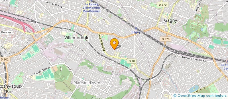 localisation de l'entreprise MADAME NAOMIE PHUNG  VILLEMOMBLE