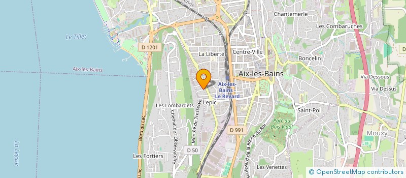 localisation de l'entreprise MADAME NAOMIE TUMBACH à AIX-LES-BAINS