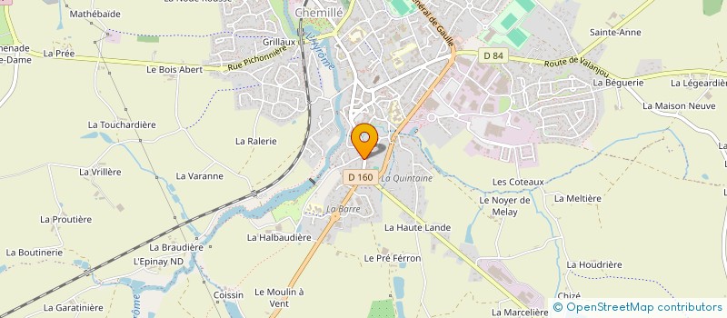 localisation de l'entreprise MADAME NAOMIE ZETTOR  CHEMILLE-EN-ANJOU