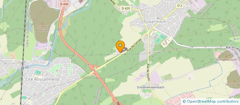 localisation de l'entreprise MADAME NAOMIE ZIGLER  PULVERSHEIM