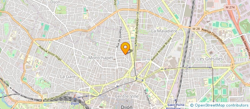 localisation de l'entreprise MADAME NAOMY COULON  DIJON