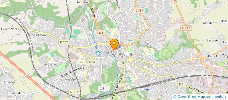 localisation de l'entreprise MADAME NAOMY CRETON  GUINGAMP