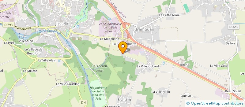 localisation de l'entreprise MADAME NAOMY KERDAL  GUILLAC