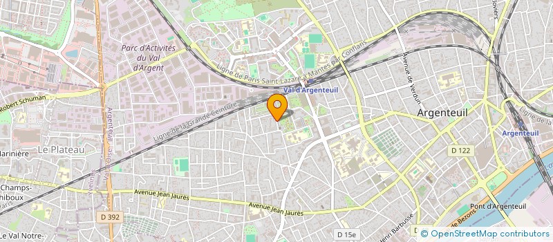 localisation de l'entreprise MADAME NAOUAL BEN MALEK  ARGENTEUIL