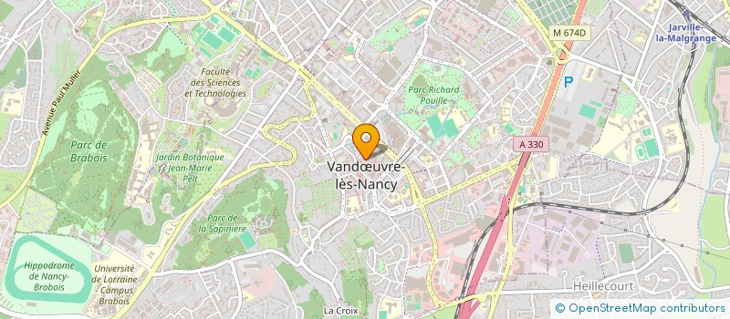 localisation de l'entreprise MADAME NAOUAL BOUCHIKH  VANDUVRE-LES-NANCY