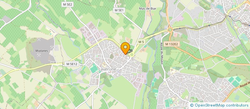 localisation de l'entreprise MADAME NAOUAL BOULAJHAF  LAVERUNE