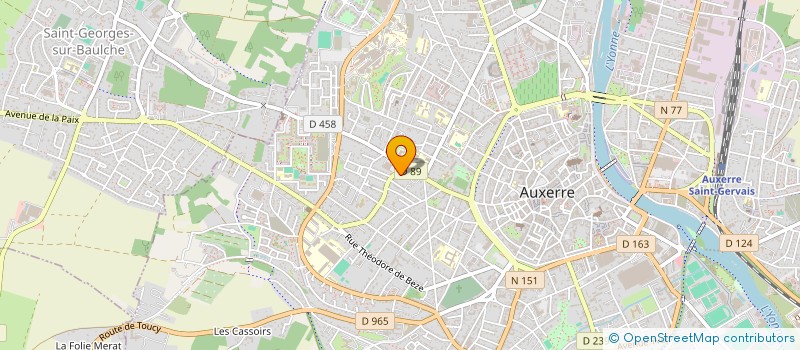 localisation de l'entreprise MADAME NAOUAL DAHMAN à AUXERRE