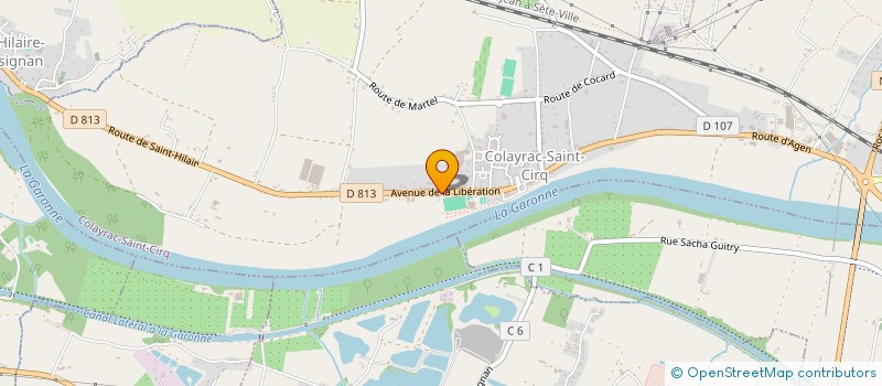 localisation de l'entreprise MADAME NAOUAL EL KHARAZMI  COLAYRAC-SAINT-CIRQ