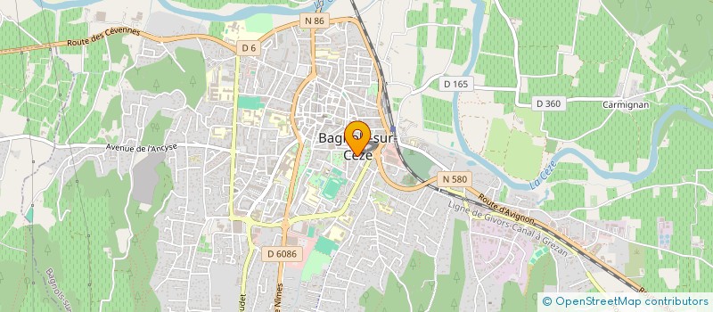 localisation de l'entreprise MADAME NAOUAL EZZAMOURI à BAGNOLS-SUR-CEZE