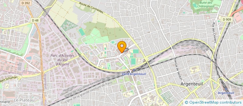 localisation de l'entreprise MADAME NAOUAL HAMDOUNI  ARGENTEUIL