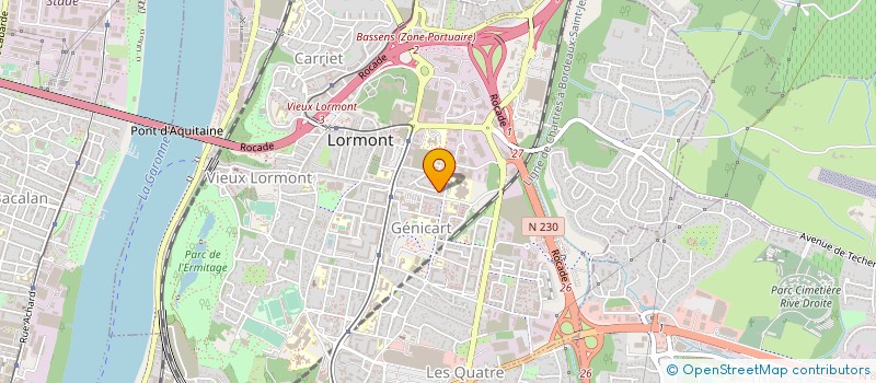 localisation de l'entreprise MADAME NAOUAL IMOHAMADAYAN  LORMONT