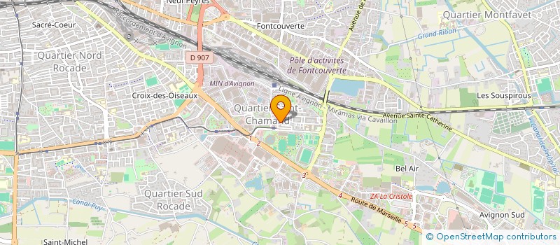 localisation de l'entreprise MADAME NAOUAL TAKHTOUKH  AVIGNON