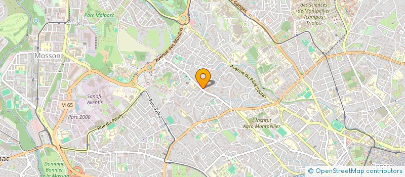 localisation de l'entreprise MADAME NAOUEL BELHADI à MONTPELLIER