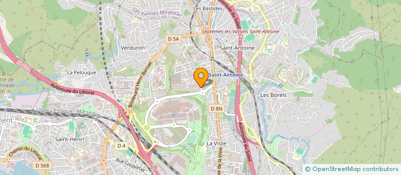 localisation de l'entreprise MADAME NAOUEL BELMEHDI à MARSEILLE
