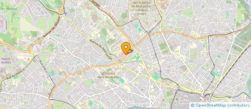 localisation de l'entreprise MADAME NAOUEL BEN MOUSSA  MONTPELLIER