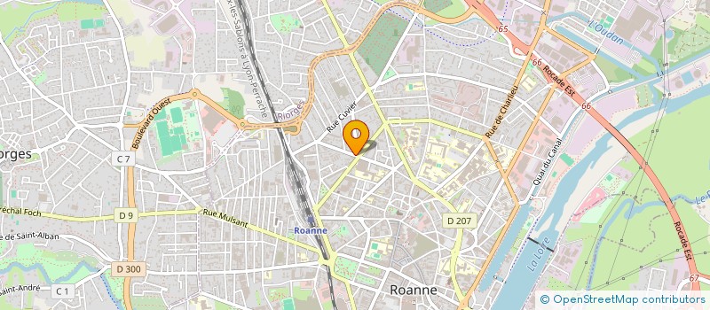 localisation de l'entreprise MADAME NAOUEL BENHLAL à ROANNE
