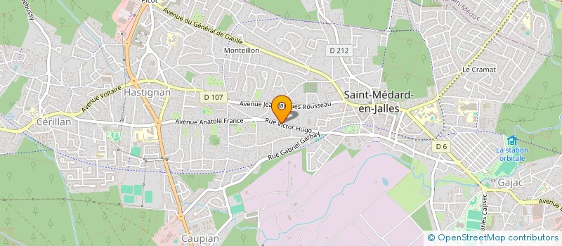 localisation de l'entreprise MADAME NAOUEL BENKHELLAT à SAINT-MEDARD-EN-JALLES