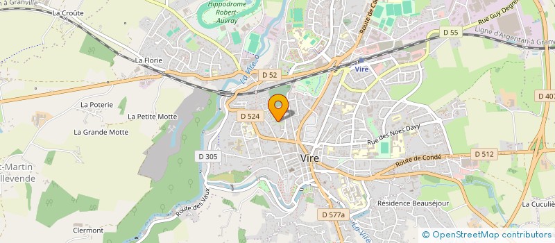 localisation de l'entreprise MADAME NAOUEL BESSAI  VIRE-NORMANDIE