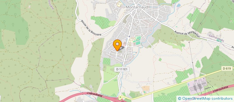 localisation de l'entreprise MADAME NAOUEL BOUGUERRA  MONTARNAUD