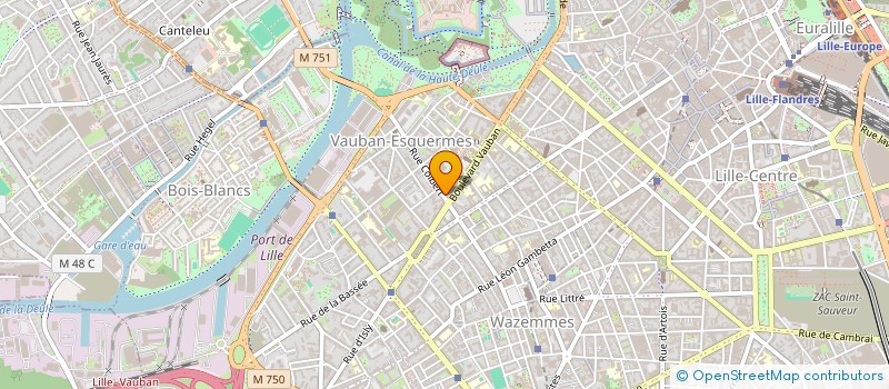 localisation de l'entreprise MADAME NAOUEL DAMOUCHE  LILLE