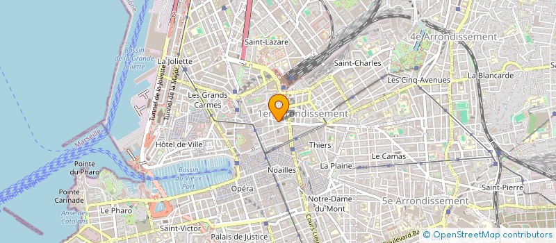 localisation de l'entreprise MADAME NAOUEL DJEBBOURI à MARSEILLE