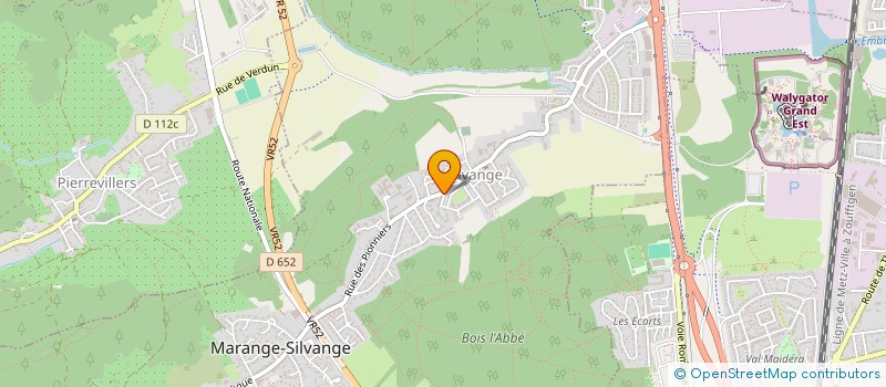 localisation de l'entreprise MADAME NAOUEL HASSAINE  MARANGE-SILVANGE