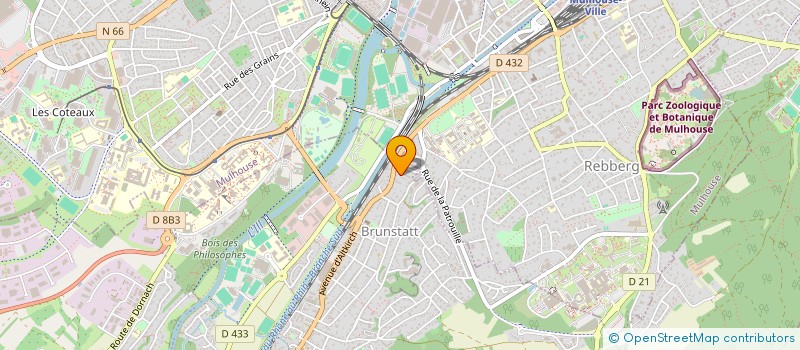 localisation de l'entreprise MADAME NAOUEL OMARI  BRUNSTATT-DIDENHEIM